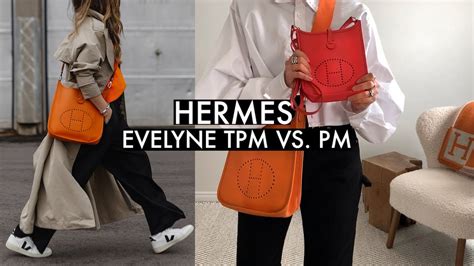 hermes evelyne mini รีวิว|HERMÈS EVELYNE TPM VS. PM .